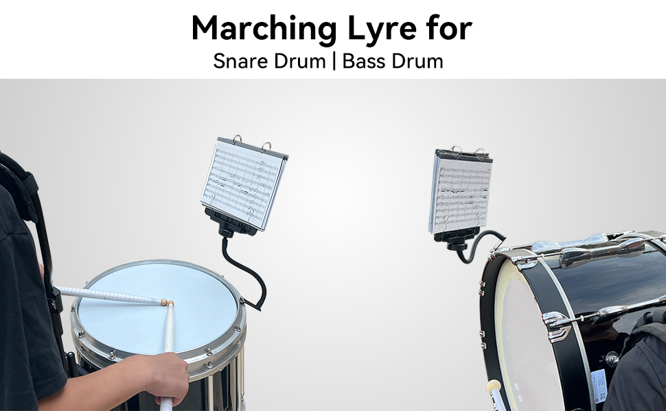 SB10 - Snare & Bass Drum Lyre - Detail 3