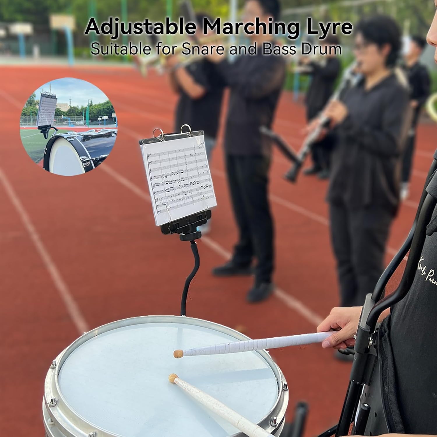 SB10 - Snare & Bass Drum Lyre thumbnail 2